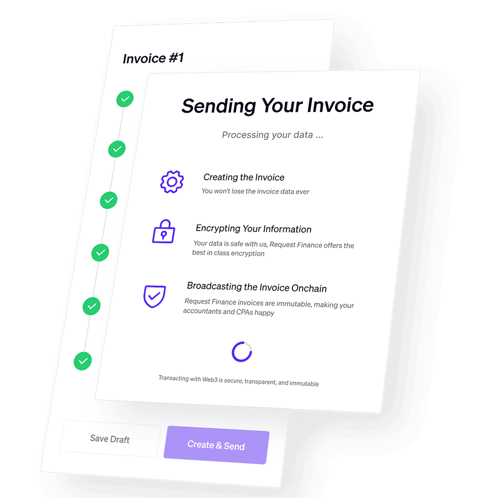 Crypto Invoicing Interface