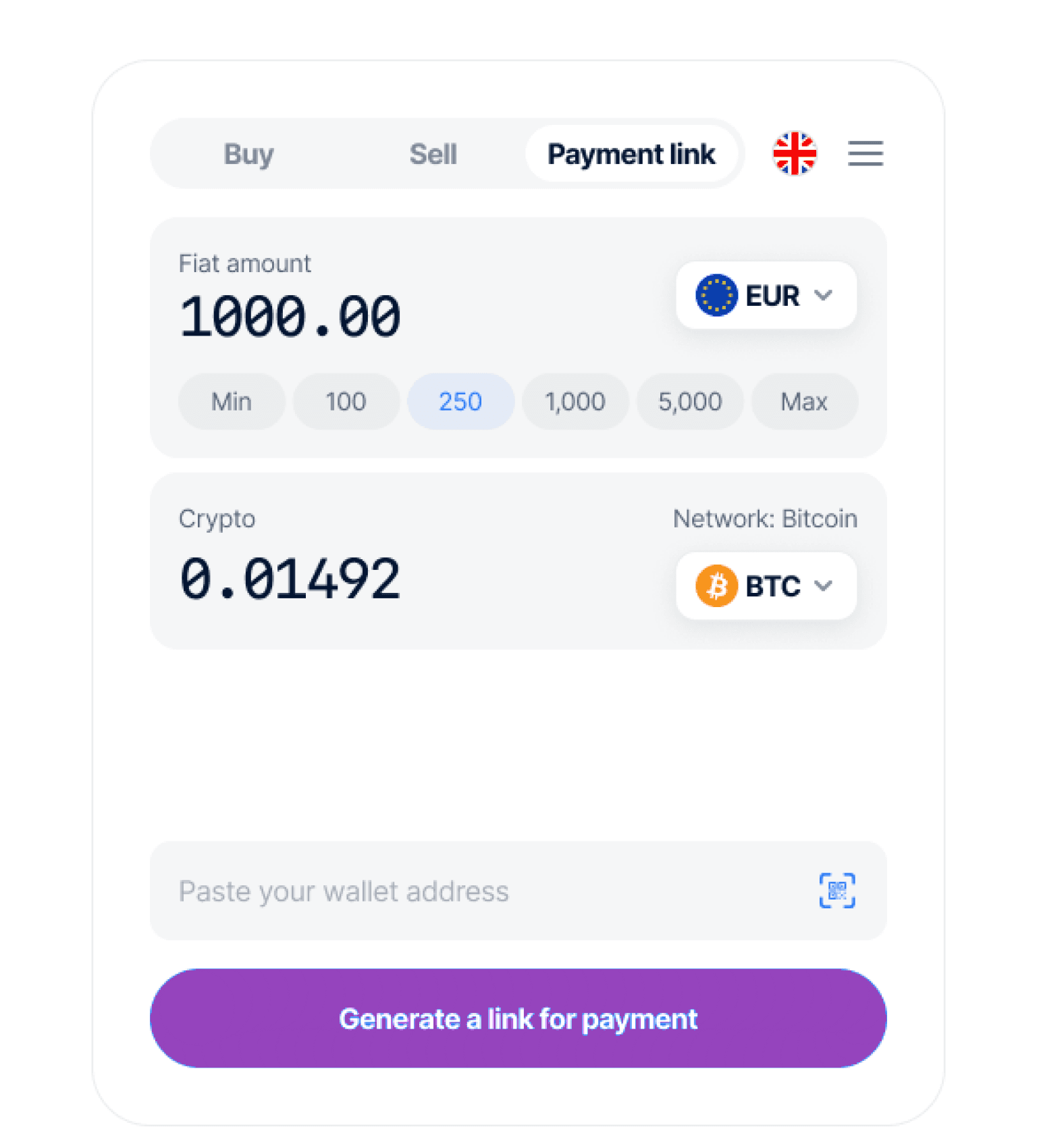 Instant Creation Interface